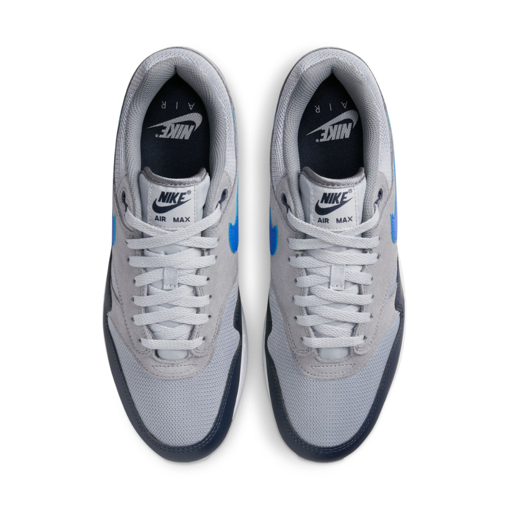 nike air max 1 white grey blue
